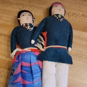 Handcrafted Dolls with Beaded Details